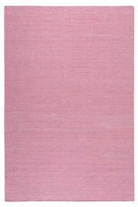 Kurzflorteppich Rainbow Kelim Pink - Naturfaser - Textil - 200 x 1 x 290 cm