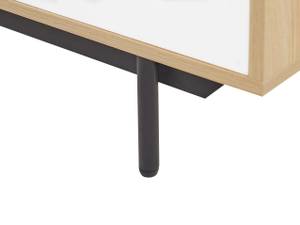 Sideboard ITACA Schwarz - Braun - Weiß - Holzwerkstoff - 118 x 78 x 40 cm