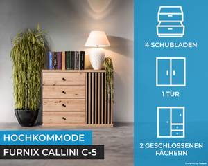 Kommode CALLINI Braun - Holzwerkstoff - 102 x 86 x 41 cm