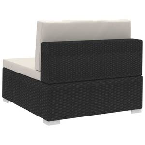 Ecksofa (2er Set) 3000726 Schwarz - Cremeweiß