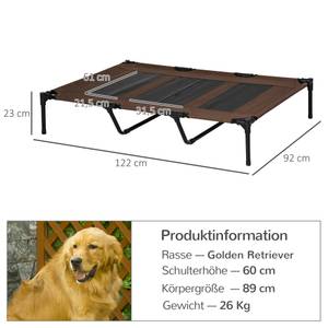 Hundebett D04-069CF Braun