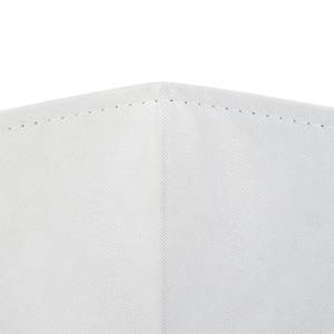 Panier de rangement Blanc - Bambou - Papier - Textile - 32 x 17 x 35 cm