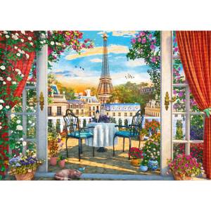 Puzzle Eine Terrasse in Paris Papier - 28 x 6 x 38 cm