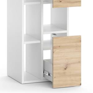 Badschrank Alf 40613 Weiß - Holzwerkstoff - 36 x 117 x 32 cm