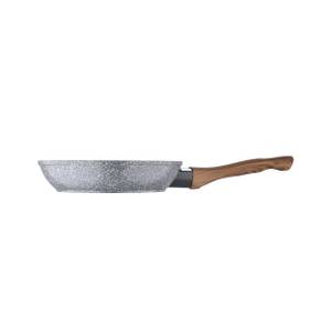 Pack 2 Bratpfannen mit Grill Grau - Naturfaser - 18 x 18 x 28 cm