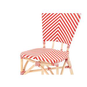 Chaise de bistrot Rouge Rouge - Bois massif - 57 x 90 x 51 cm