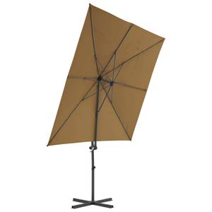 Ampelschirm mit Stahlmast Taupe - 250 x 247 x 250 cm