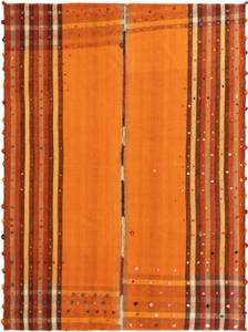 Tapis Jajim CCXLIV Orange - Textile - 149 x 1 x 200 cm