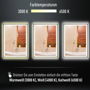 Wandspiegel 834-205 Silber - Glas - 50 x 3 x 70 cm