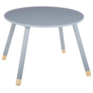 table ronde douceur gris d60, gris Gris - Bois manufacturé - 60 x 43 x 60 cm