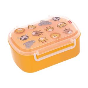 Lunchbox Tiere und Helden Orange