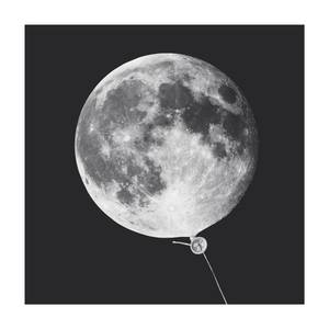 Luftballon mit Mond 60 x 60 cm