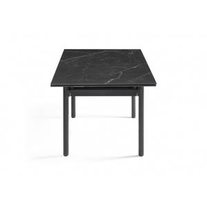 Table 160/240cm céramique - INDIANA 09 Noir - Céramique - 240 x 76 x 90 cm