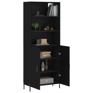 Highboard DE7802 Schwarz - Holzwerkstoff - 34 x 180 x 70 cm