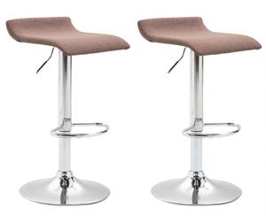 Tabouret de bar Dyn V2 Lot de 2 Marron