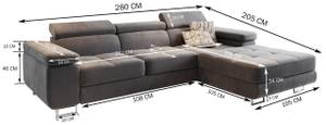 Ecksofa ELMA R-S Blau - Ecke davorstehend rechts