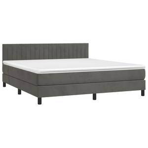 Boxspringbett 3017268-15 Dunkelgrau - Breite: 160 cm