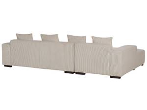 Ecksofa LUNGO Beige - Naturfaser - 285 x 62 x 160 cm