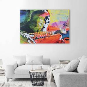 Wandbild Kurt Cobain Musik Abstrakt bunt 100 x 70 cm