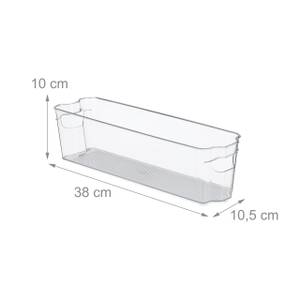 Organiseur de frigo au design compact Matière plastique - 38 x 10 x 11 cm