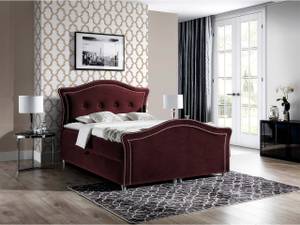 Boxspringbett Bedran Lux Rot - Breite: 170 cm