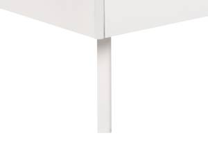 Lit double BERRIC Blanc - Largeur : 167 cm