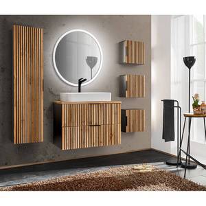 Badmöbel Set XANTEN (6-tlg) Braun - Holzwerkstoff - 180 x 200 x 47 cm