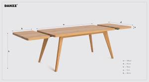 Tisch Grace mit Verlängerung 90 x 180 cm