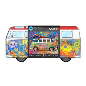 Puzzle VW Bus - in Puzzledose Papier - 20 x 6 x 10 cm