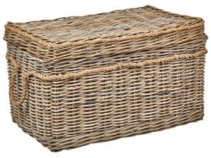 Korb GERASA 3-tlg Blau - Rattan - 56 x 30 x 30 cm