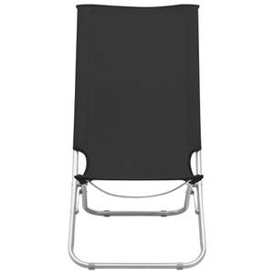 Chaise de plage (lot de 2) 3005001 Noir