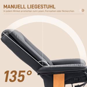 Relaxsessel 839-964V81BK Schwarz