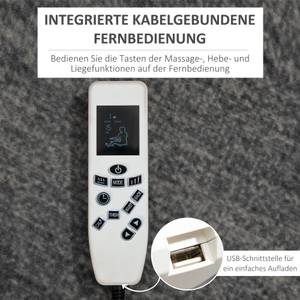 Massagesessel 713-131V90BK Esche Schwarz Dekor