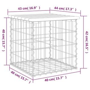 Gartenbank 3030973-1 43 x 44 cm