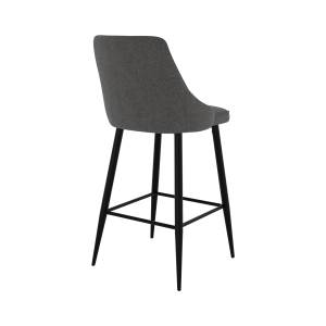 Tabouret de bar Pipo (Lot de 2) Gris