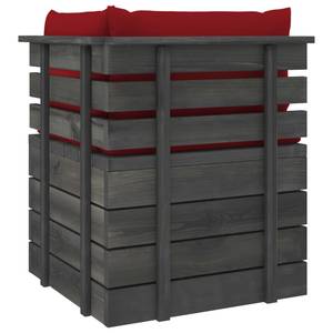 Gartensitzgruppe K093(5-tlg) Rot - Massivholz - 72 x 65 x 70 cm