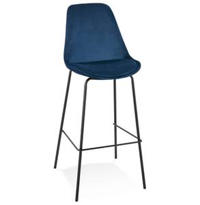 Tabouret De Bar SPARK Noir - Bleu