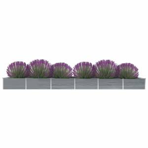 Garten-Hochbeet 3011433-7 Grau - Metall - 80 x 45 x 600 cm