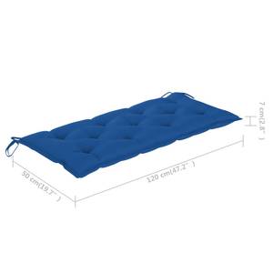 Gartenbank 3006626-2 Blau - Bambus - 38 x 45 x 118 cm