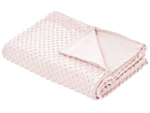 Housse de couverture lestée CALLISTO Rose foncé - 135 x 200 cm