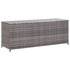 Garten-Aufbewahrungsbox 3001195 Grau - Metall - Kunststoff - Polyrattan - 50 x 60 x 120 cm