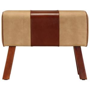 Banc de saut de cheval 3011721 Marron - Blanc - 58 x 43 x 25 cm