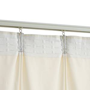 Rideau(lot de 2) 299473 Blanc crème - Hauteur : 225 cm