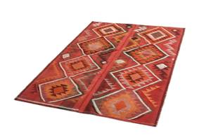 Tapis Jajim CCX Rouge - Textile - 149 x 1 x 206 cm