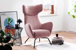 Fauteuil LOTTE Rose foncé