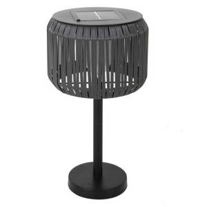 Lampe de table solaire TRAILY Gris - Métal - 26 x 47 x 26 cm