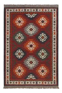 Handweb-Teppich Blancard Rot - 80 x 150 cm