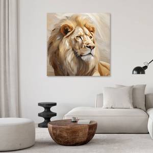 KUNSTDRUCK Splendor Gaze of the Lion 40 x 40 cm