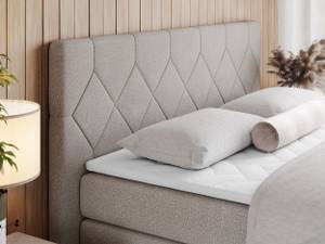 Boxspringbett KING EIGAR Breite: 200 cm - H4 - Textil