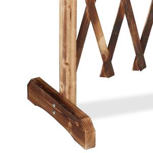 Ausziehbares Rankgitter natur Braun - Holzwerkstoff - 185 x 73 x 28 cm